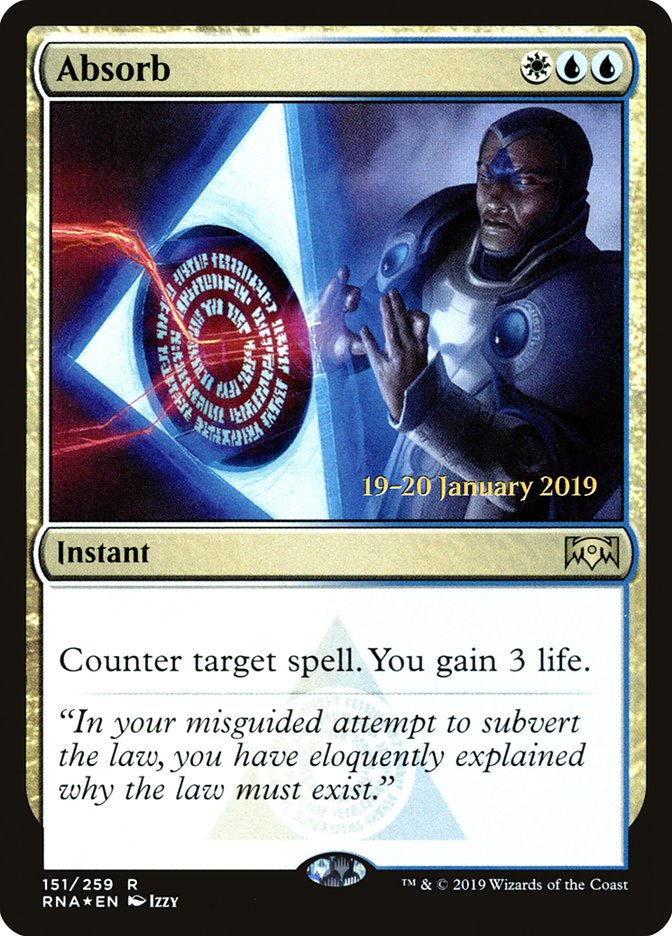 Absorb [Ravnica Allegiance Prerelease Promos] | Anubis Games and Hobby