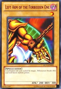 Left Arm of the Forbidden One (Red) [Duelist League Promo] [DL11-EN005] | Anubis Games and Hobby