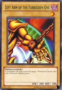 Left Arm of the Forbidden One (Green) [Duelist League Promo] [DL11-EN005] | Anubis Games and Hobby