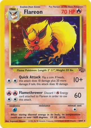 Flareon (3/64) [Jungle Unlimited] | Anubis Games and Hobby