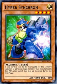 Hyper Synchron (Blue) [Duelist League Promo] [DL17-EN006] | Anubis Games and Hobby