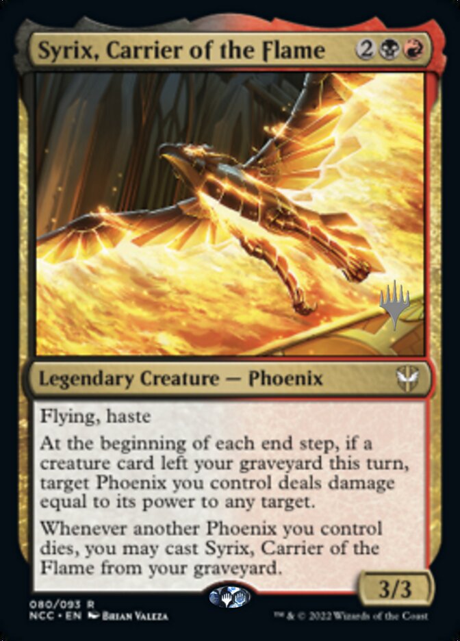 Syrix, Carrier of the Flame (Promo Pack) [Streets of New Capenna Commander Promos] | Anubis Games and Hobby