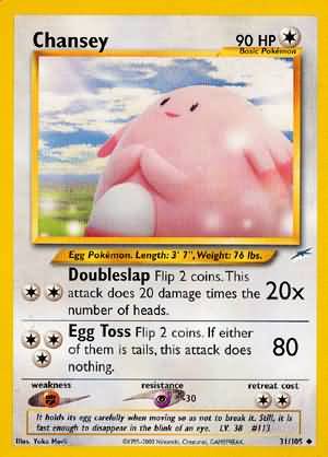 Chansey (31/105) [Neo Destiny Unlimited] | Anubis Games and Hobby