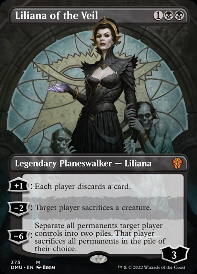 Liliana of the Veil (Borderless) [Dominaria United] | Anubis Games and Hobby