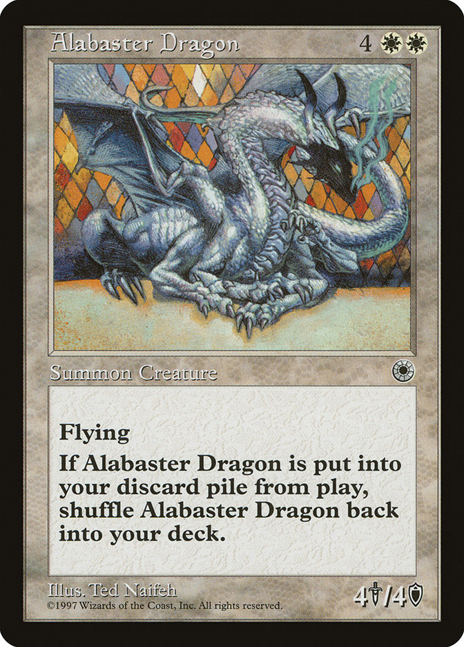 Alabaster Dragon [Portal] | Anubis Games and Hobby