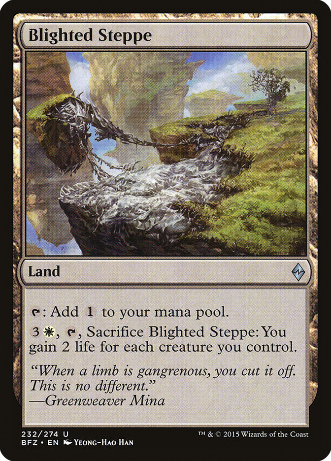 Blighted Steppe [Battle for Zendikar] | Anubis Games and Hobby