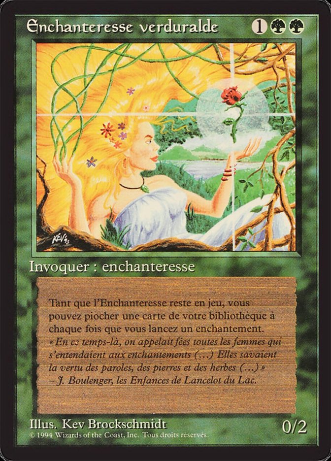 Verduran Enchantress [Foreign Black Border] | Anubis Games and Hobby