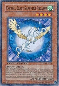 Crystal Beast Sapphire Pegasus [Duel Terminal - Preview] [DTP1-EN028] | Anubis Games and Hobby