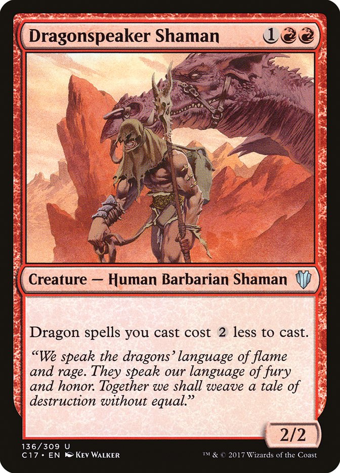 Dragonspeaker Shaman [Commander 2017] | Anubis Games and Hobby