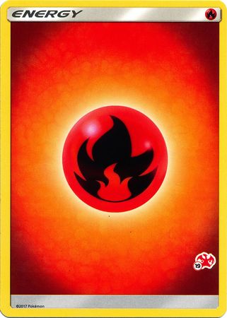 Fire Energy (Charizard Stamp #19) [Battle Academy 2020] | Anubis Games and Hobby