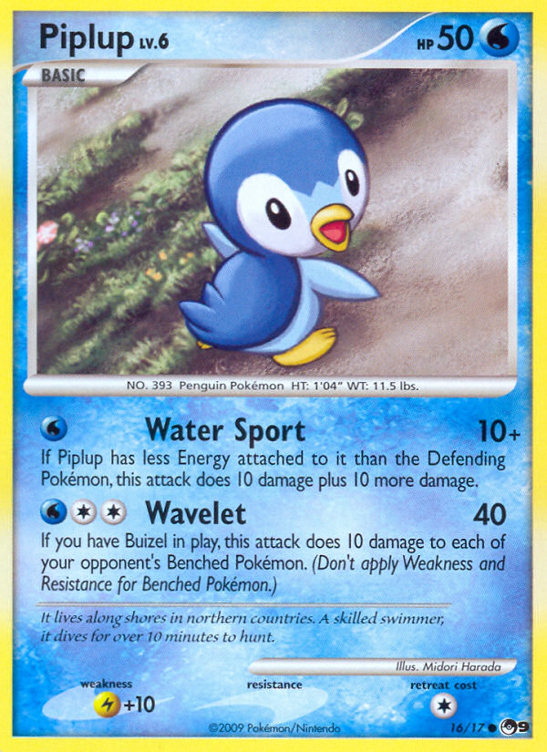 Piplup (16/17) [POP Series 9] | Anubis Games and Hobby