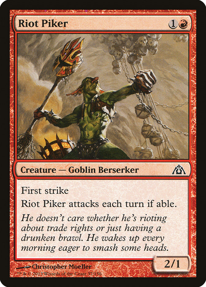 Riot Piker [Dragon's Maze] | Anubis Games and Hobby