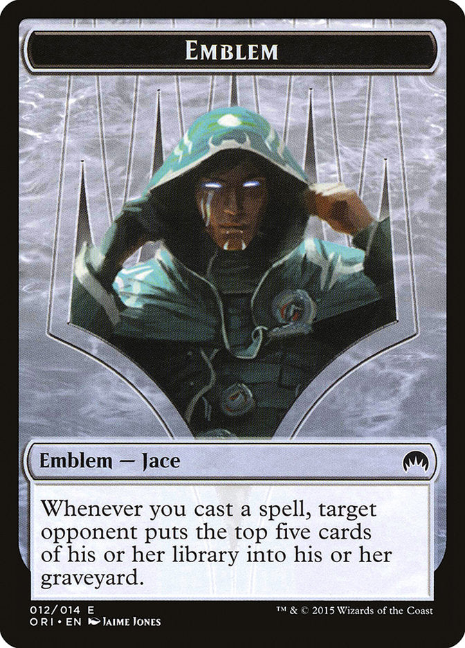 Jace, Telepath Unbound Emblem [Magic Origins Tokens] | Anubis Games and Hobby