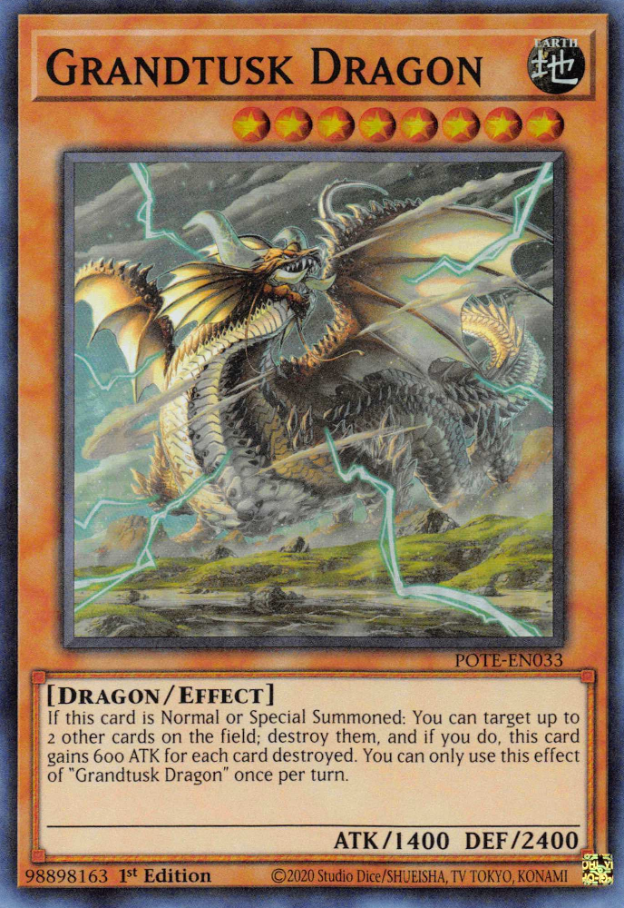 Grandtusk Dragon [POTE-EN033] Super Rare | Anubis Games and Hobby