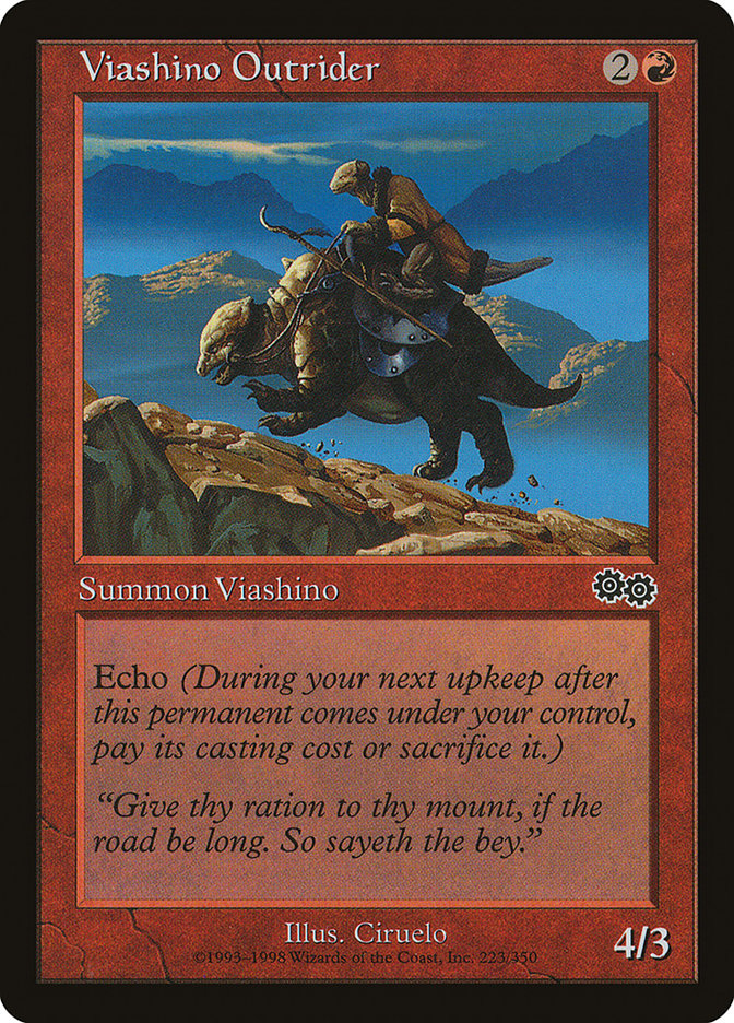 Viashino Outrider [Urza's Saga] | Anubis Games and Hobby