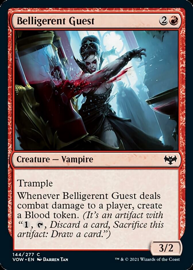Belligerent Guest [Innistrad: Crimson Vow] | Anubis Games and Hobby