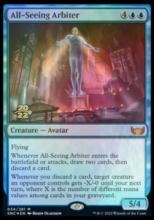 All-Seeing Arbiter [Streets of New Capenna Prerelease Promos] | Anubis Games and Hobby