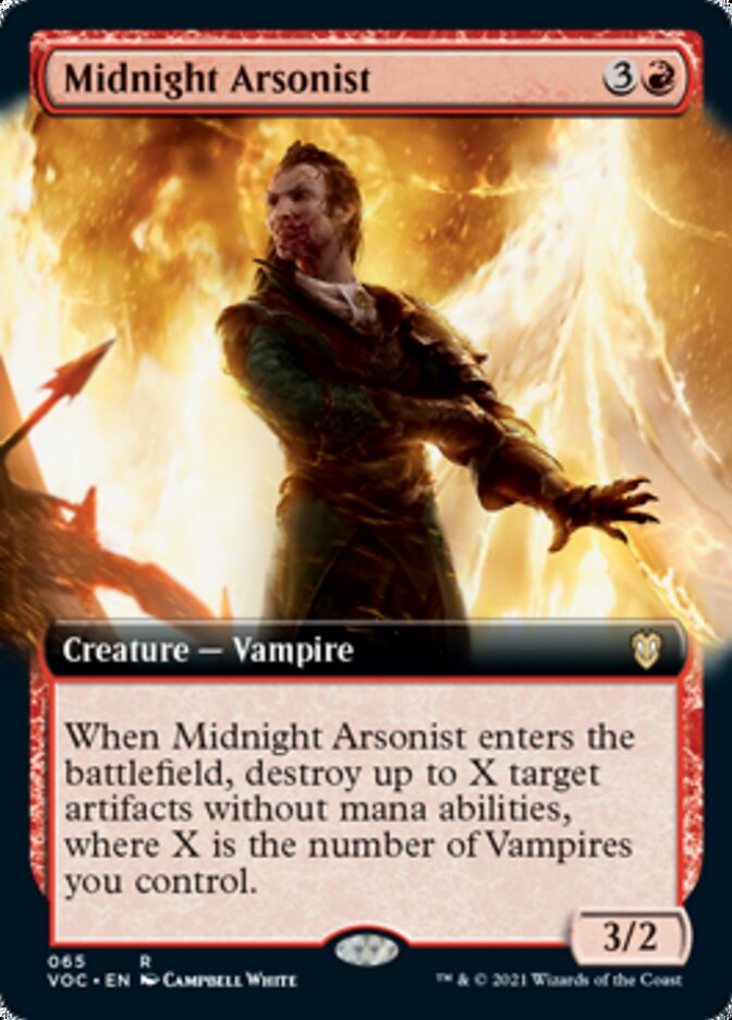 Midnight Arsonist (Extended Art) [Innistrad: Crimson Vow Commander] | Anubis Games and Hobby