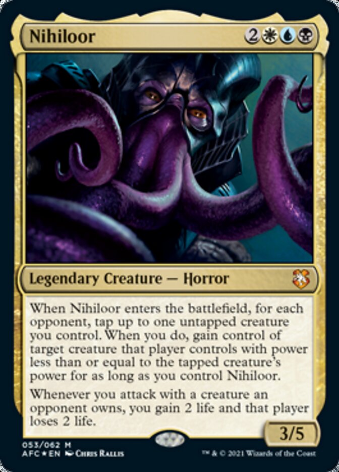 Nihiloor [Dungeons & Dragons: Adventures in the Forgotten Realms Commander] | Anubis Games and Hobby