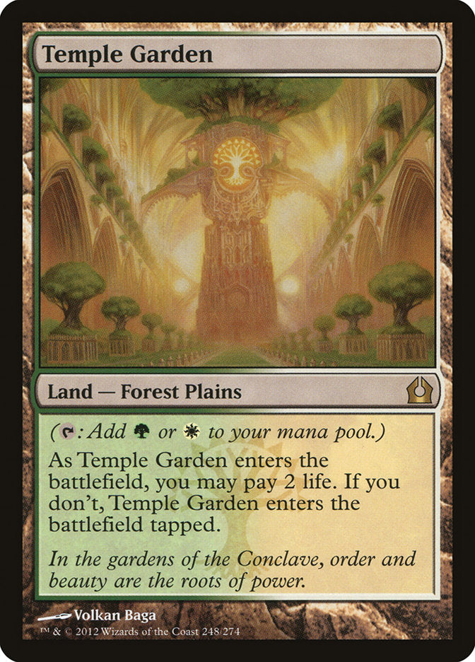 Temple Garden [Return to Ravnica] | Anubis Games and Hobby