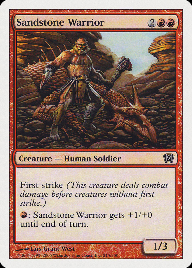 Sandstone Warrior [Ninth Edition] | Anubis Games and Hobby