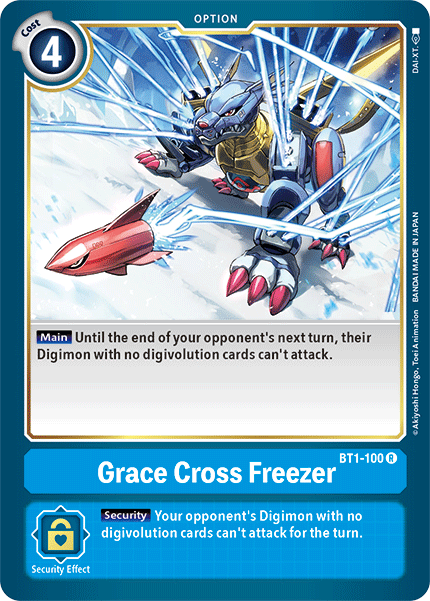 Grace Cross Freezer [BT1-100] [Release Special Booster Ver.1.5] | Anubis Games and Hobby