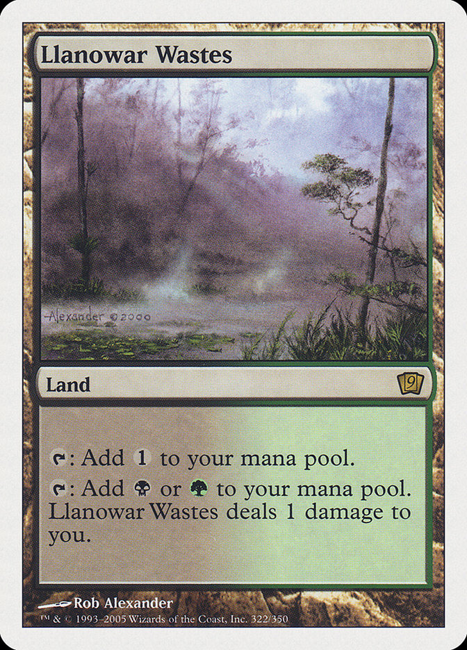 Llanowar Wastes [Ninth Edition] | Anubis Games and Hobby