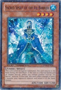 Sacred Spirit of the Ice Barrier [Duel Terminal 4] [DT04-EN034] | Anubis Games and Hobby