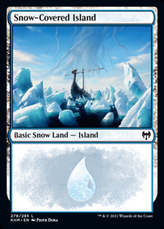 Snow-Covered Island (278) [Kaldheim] | Anubis Games and Hobby