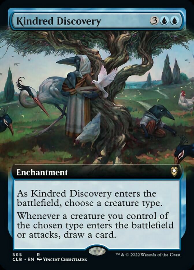 Kindred Discovery (Extended Art) [Commander Legends: Battle for Baldur's Gate] | Anubis Games and Hobby