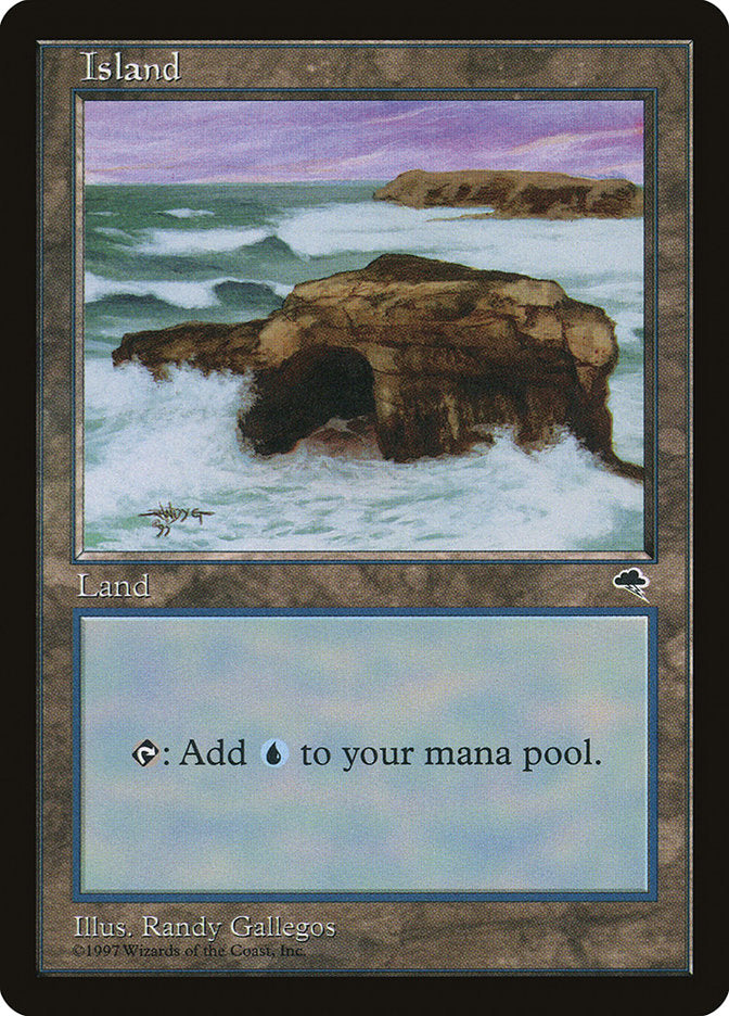 Island (Signature on Left) [Tempest] | Anubis Games and Hobby