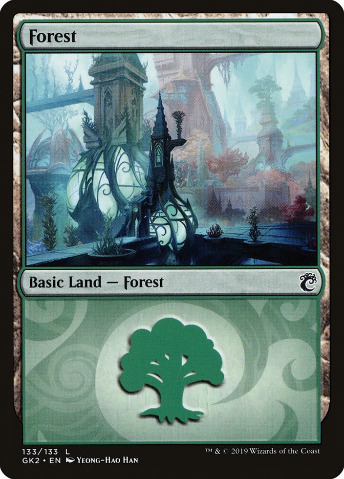 Forest (133) [Ravnica Allegiance Guild Kit] | Anubis Games and Hobby