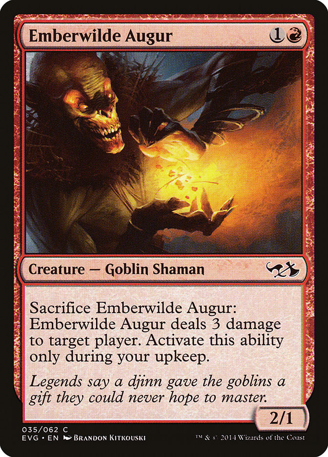 Emberwilde Augur (Elves vs. Goblins) [Duel Decks Anthology] | Anubis Games and Hobby