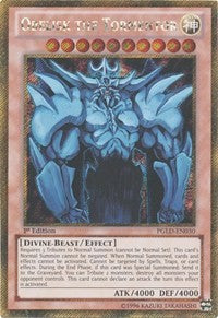 Obelisk the Tormentor [Premium Gold] [PGLD-EN030] | Anubis Games and Hobby