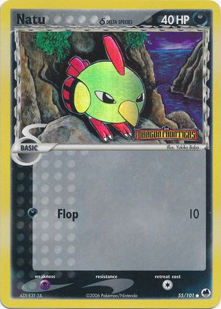 Natu (55/101) (Delta Species) (Stamped) [EX: Dragon Frontiers] | Anubis Games and Hobby