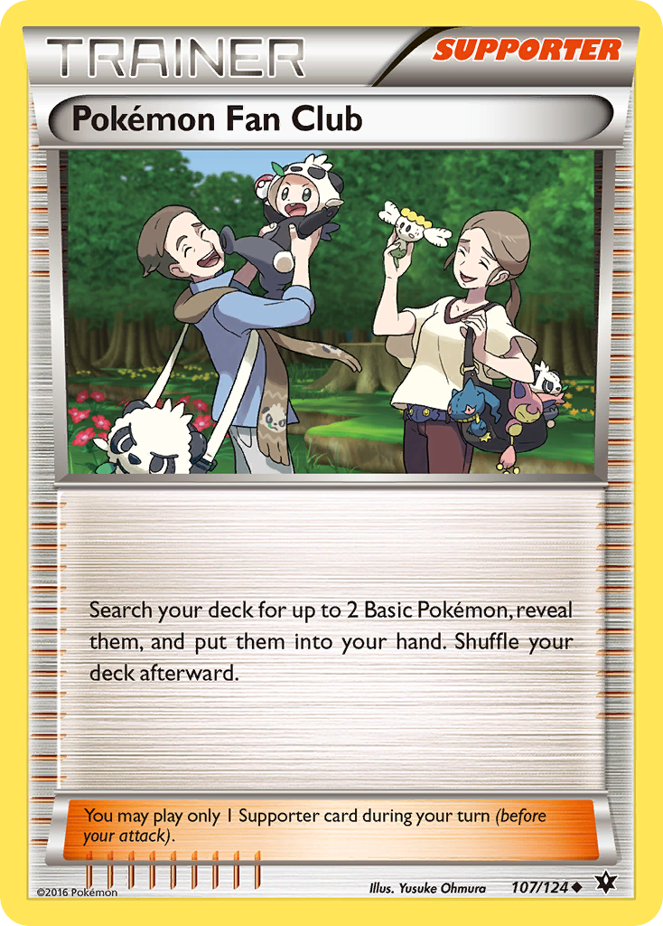 Pokemon Fan Club (107/124) [XY: Fates Collide] | Anubis Games and Hobby