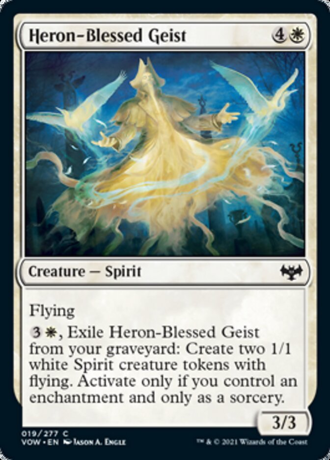 Heron-Blessed Geist [Innistrad: Crimson Vow] | Anubis Games and Hobby