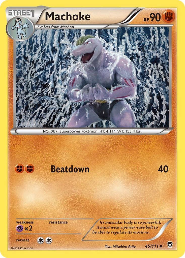 Machoke (45/111) [XY: Furious Fists] | Anubis Games and Hobby