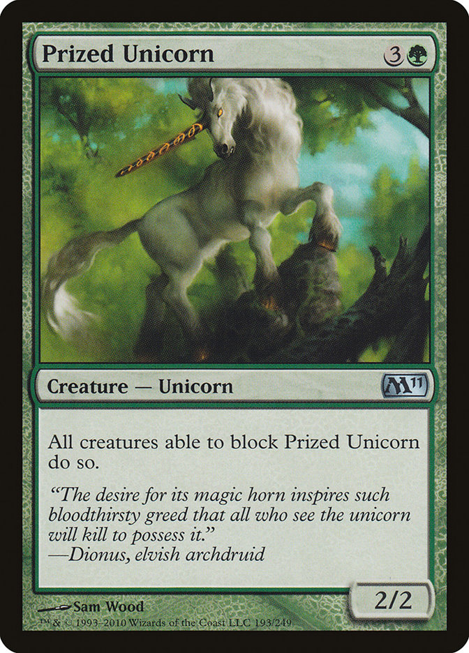 Prized Unicorn [Magic 2011] | Anubis Games and Hobby