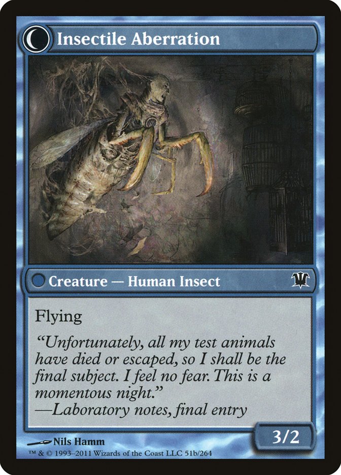 Delver of Secrets // Insectile Aberration [Innistrad] | Anubis Games and Hobby