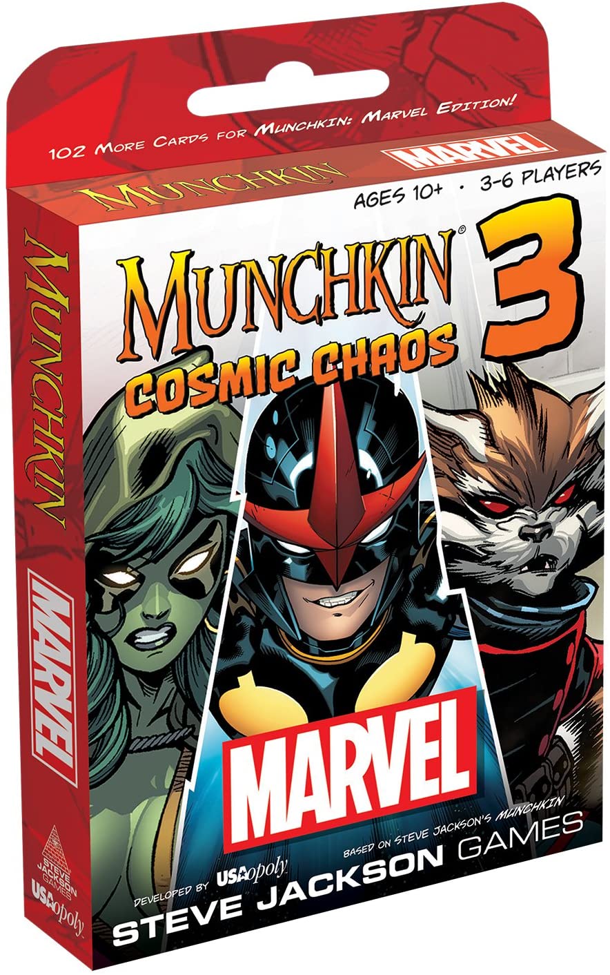 Munchkin: Marvel Edition 3 Cosmic Chaos | Anubis Games and Hobby