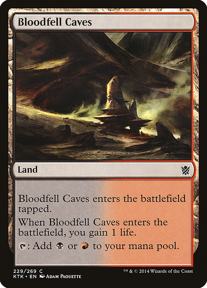 Bloodfell Caves [Khans of Tarkir] | Anubis Games and Hobby