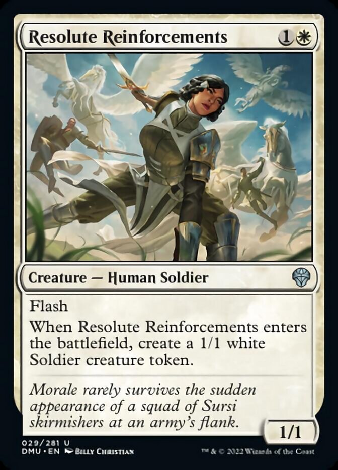 Resolute Reinforcements [Dominaria United] | Anubis Games and Hobby