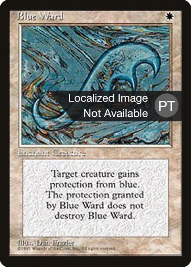 Blue Ward [Fourth Edition (Foreign Black Border)] | Anubis Games and Hobby