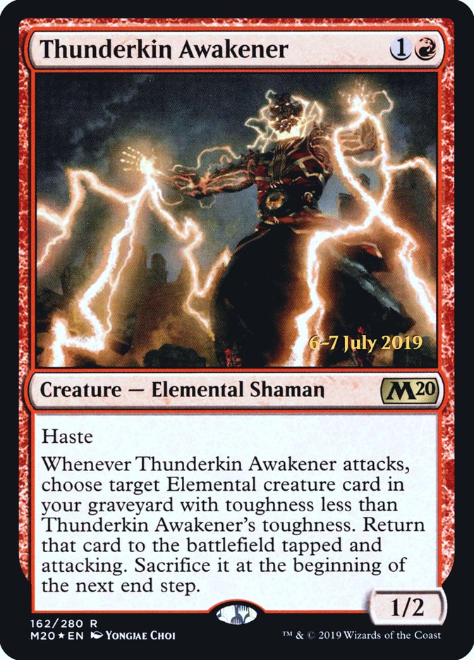 Thunderkin Awakener [Core Set 2020 Prerelease Promos] | Anubis Games and Hobby