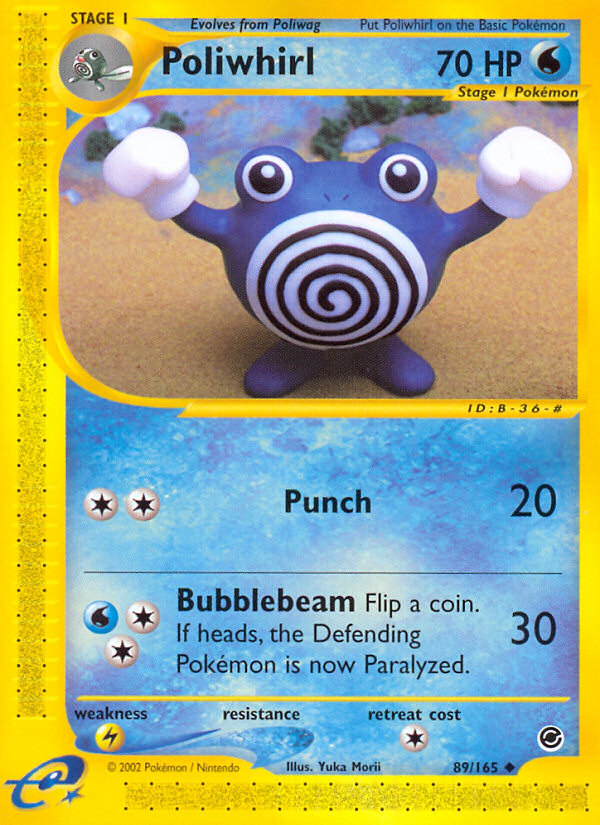 Poliwhirl (89/165) [Expedition: Base Set] | Anubis Games and Hobby