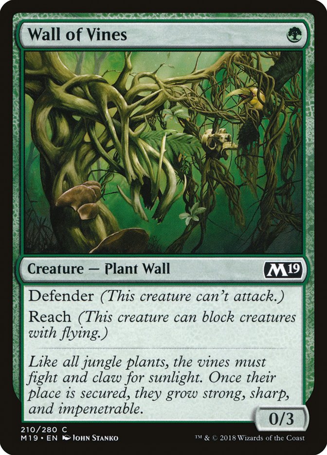 Wall of Vines [Core Set 2019] | Anubis Games and Hobby