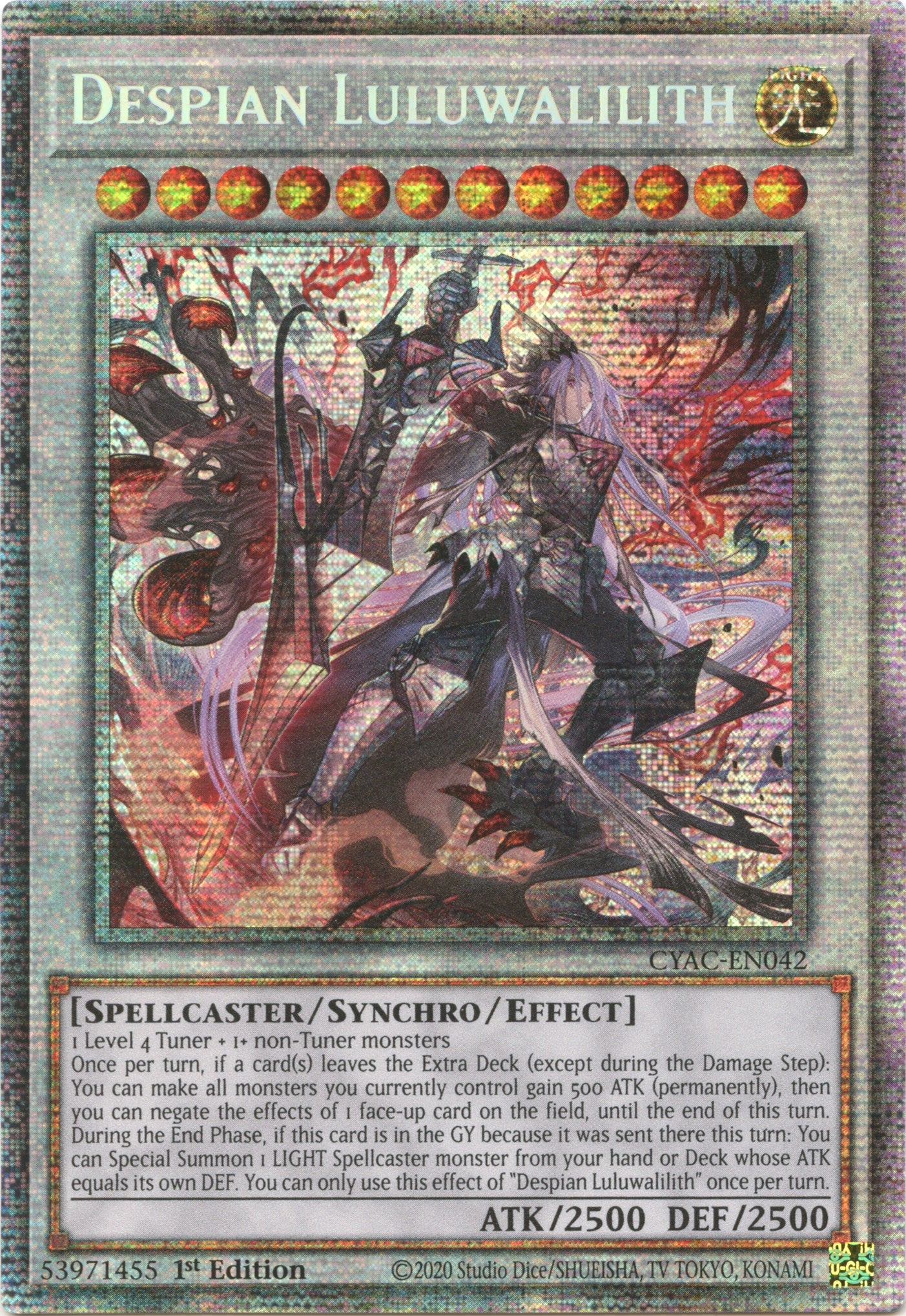 Despian Luluwalilith [CYAC-EN042] Starlight Rare | Anubis Games and Hobby