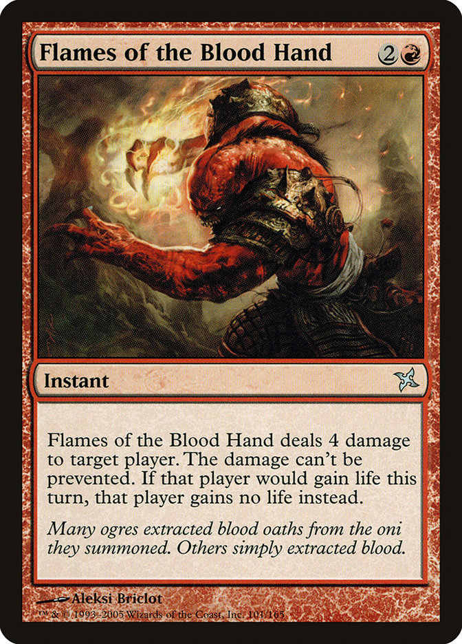 Flames of the Blood Hand [Betrayers of Kamigawa] | Anubis Games and Hobby