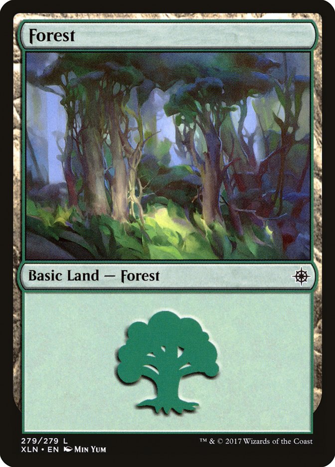 Forest (279) [Ixalan] | Anubis Games and Hobby